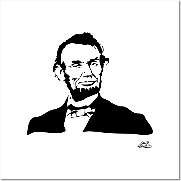 Abraham Lincoln Wall Art by Bansley